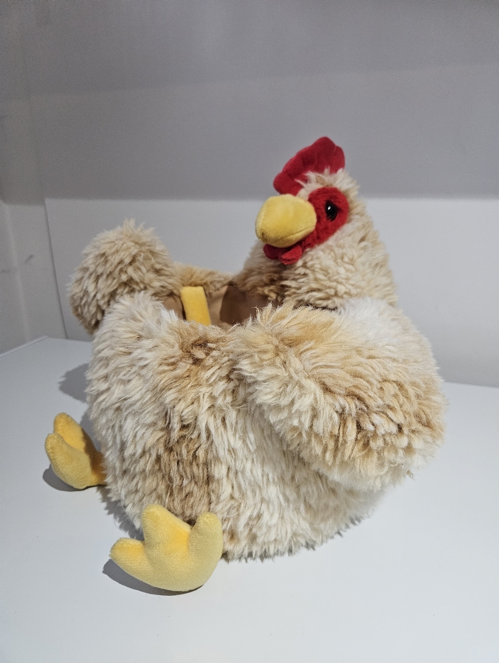 Plush Chicken Basket